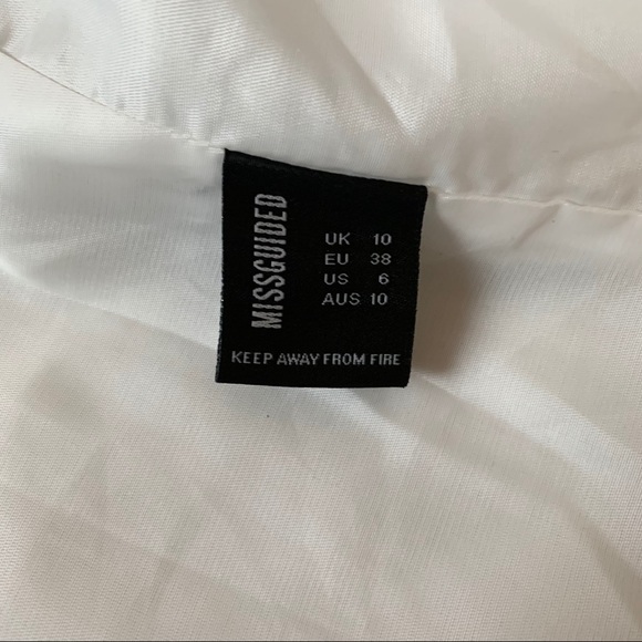 Missguided Faux Fur Vest White/ Gray / Beige NEW - Picture 6 of 6